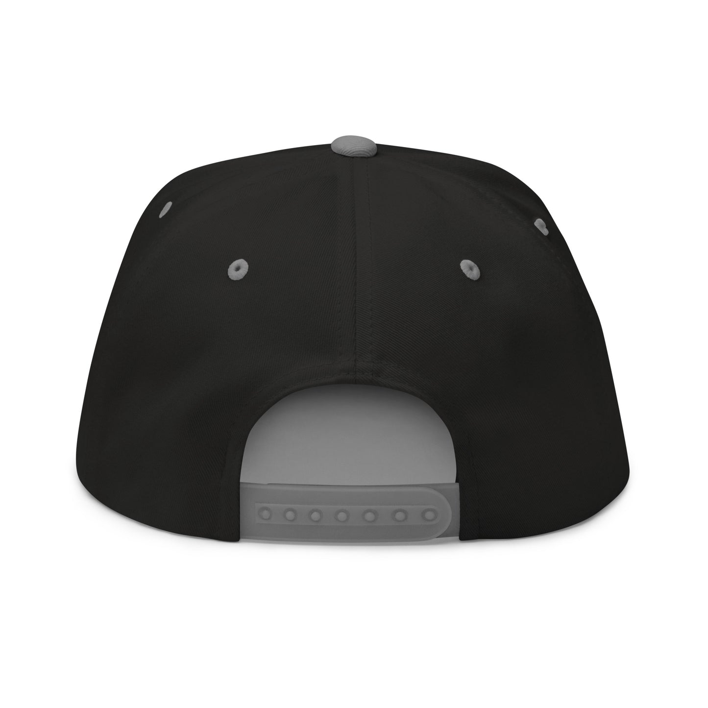 Gorra de visera plana bordada