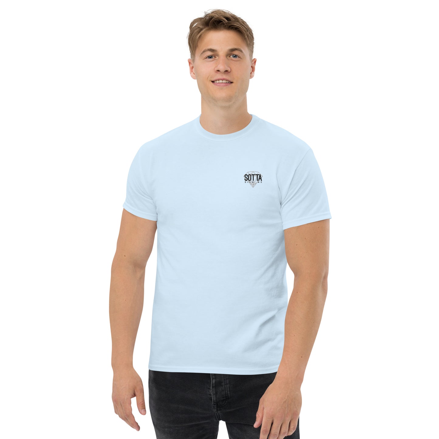 Camiseta clásica con logo bordado unisex