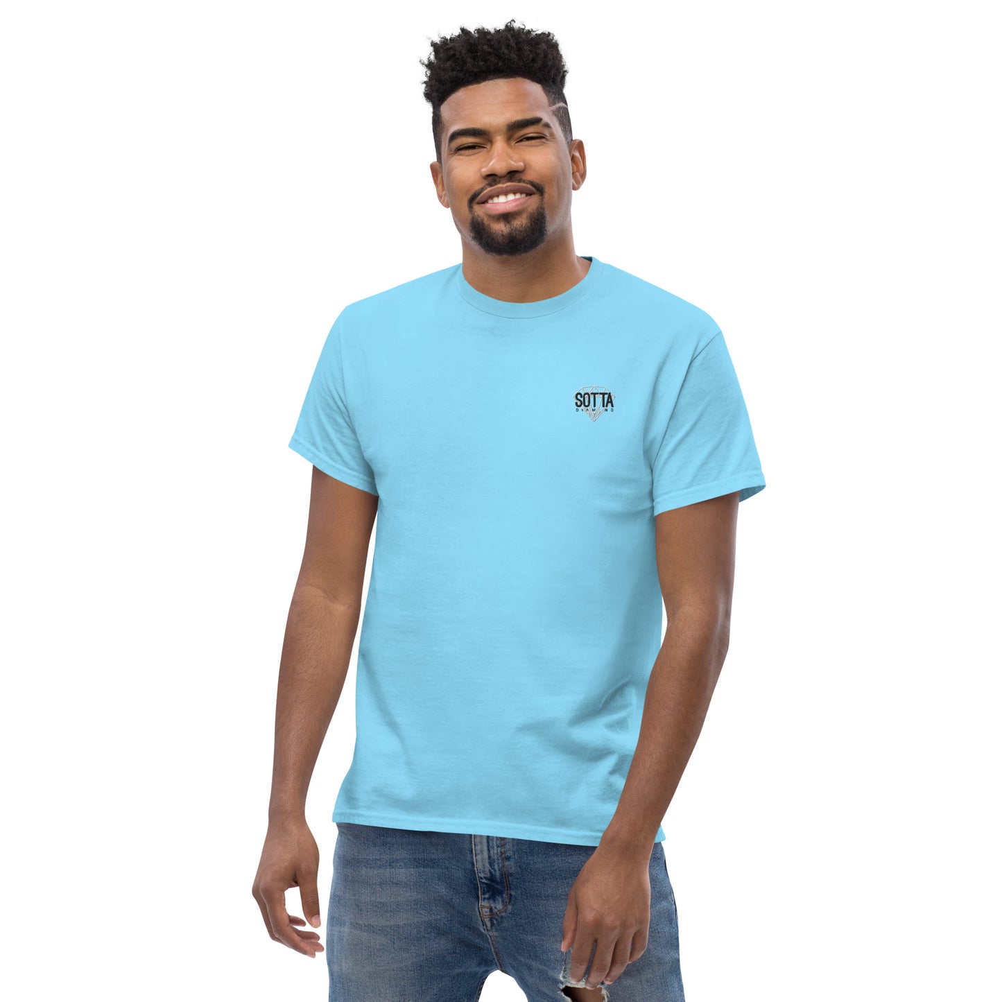 Camiseta clásica con logo bordado unisex